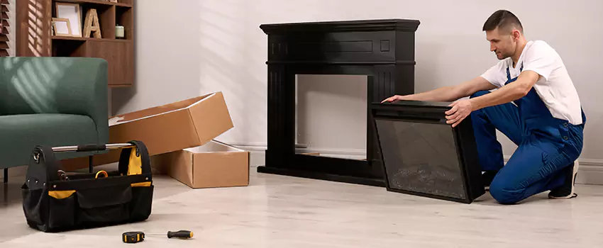 Old Rusted Metal Fireplace Repair And Replacement in Seymour, IN